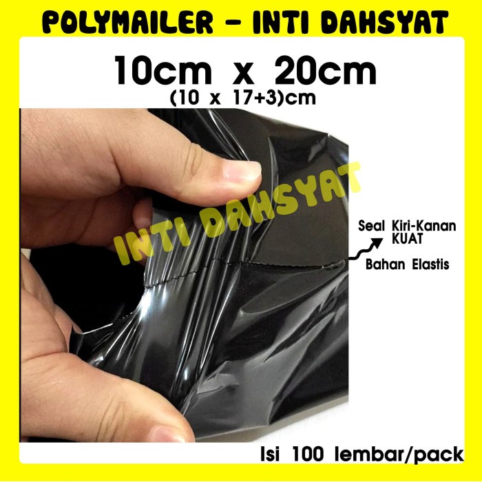 

MENYURAT-SURAT- POLYMAILER HITAM 10X20 ISI +/-100LEMBAR PLASTIK ONLINE SHOP GLOSSY -SURAT-MENYURAT.