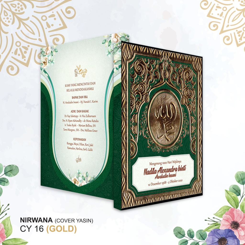 CETAK BUKU YASIN 128 HALAMAN COVER CY-13-14-15-16