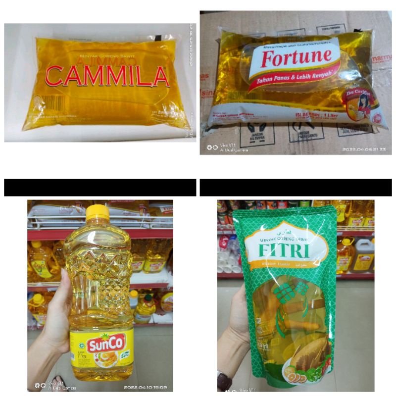 

Minyak goreng Sunco Fortune Cammila Fitri pillow bantal 1 liter