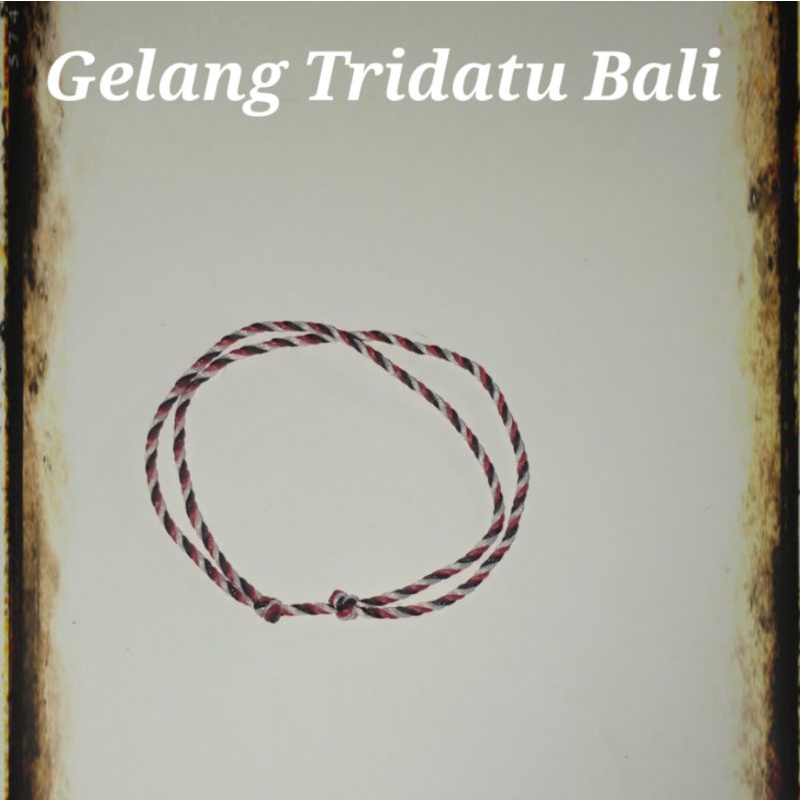 GELANG TRIDATU POLOS MINIMALIS Beli 10 free 1