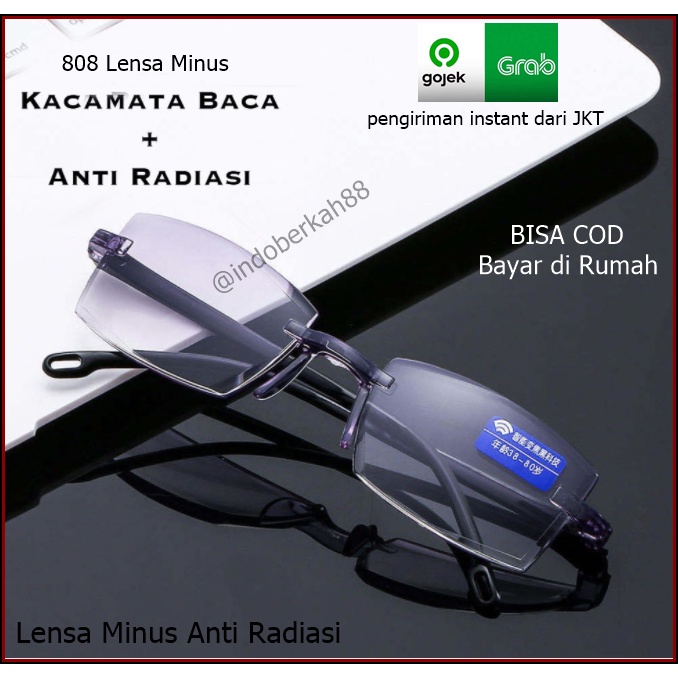 Kacamata Baca Lensa Minus Anti Radiasi Anti Blue Light High Quality Material Indoberkah88