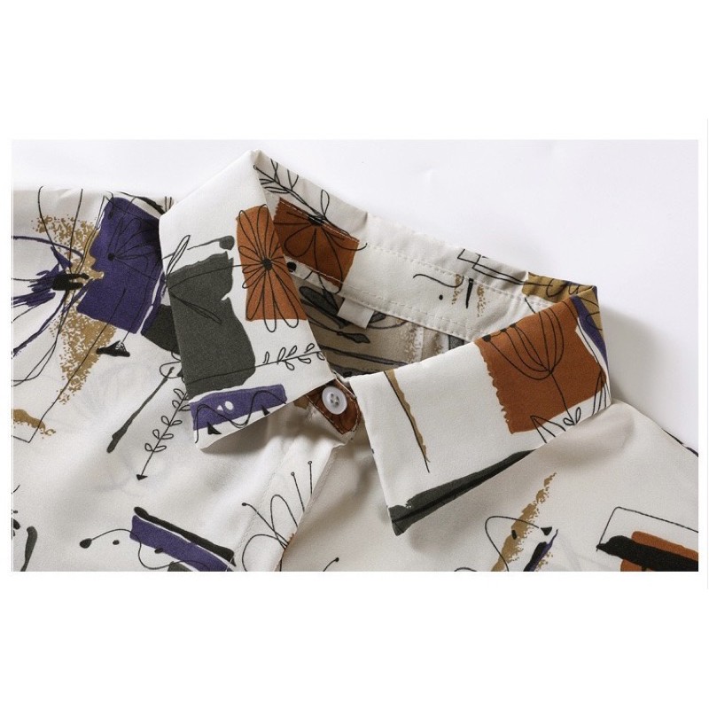 [BLAIR]Kemeja wanita lengan panjang baju kantor motif-2