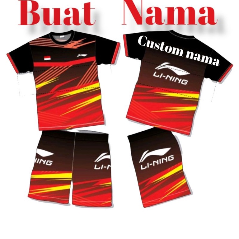 SETELAN BAJU BADMINTON ANAK/JERSEY BULU TANGKIS