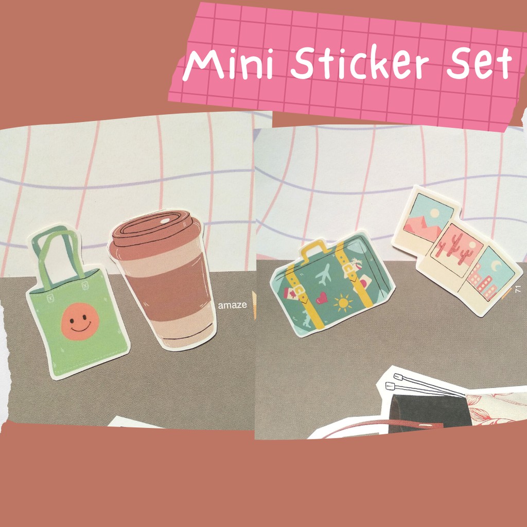 

✧ Mini Sticker Set - Travel (10 pcs) ✧