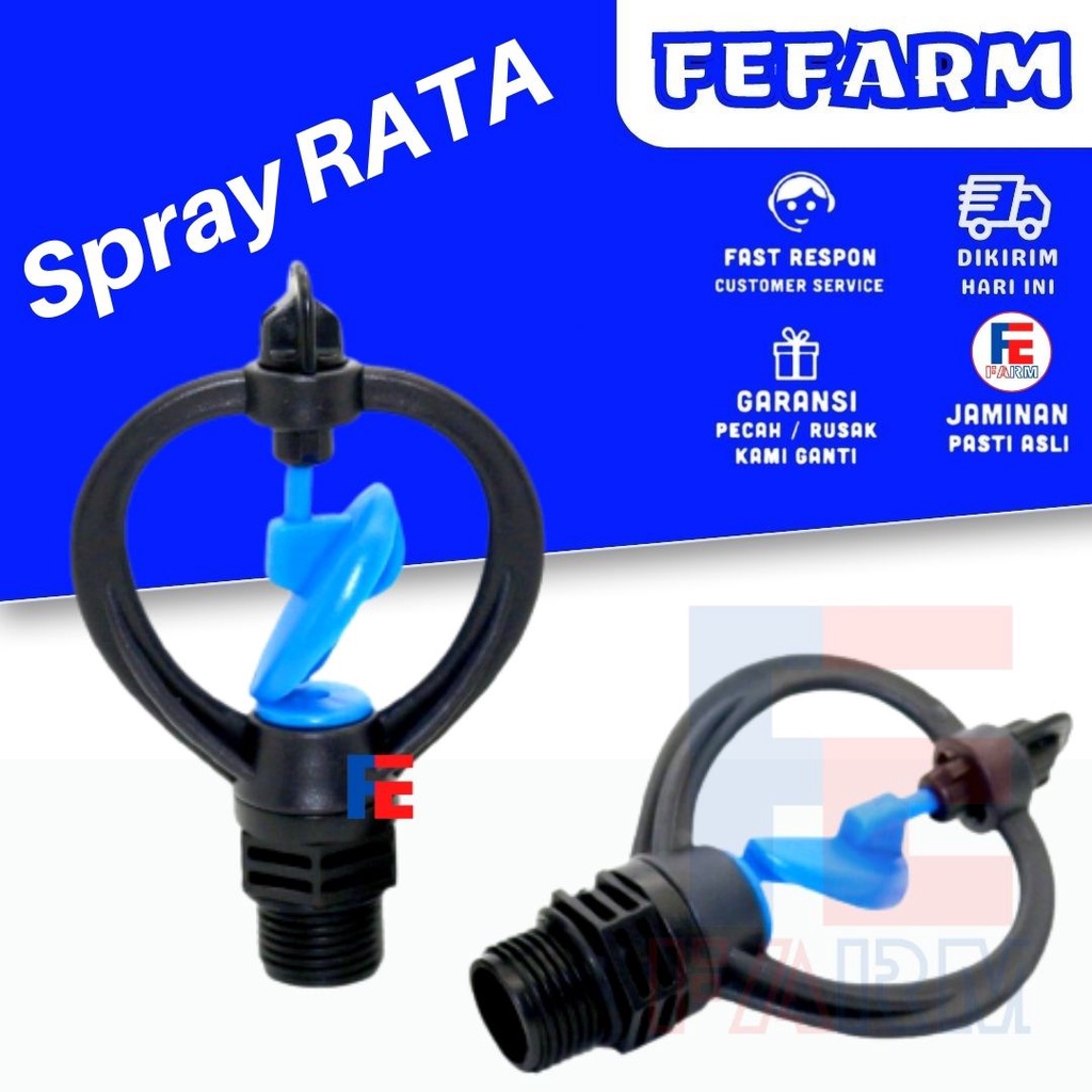 DN15 Sprinkler Irigasi Air Taman 360 Derajat Butterfly Sprinkler