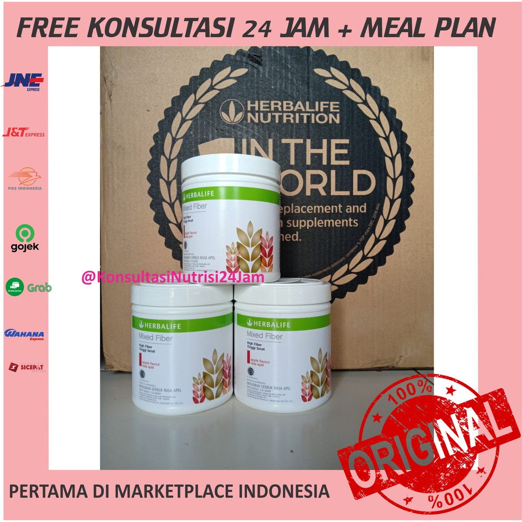 Mixed fiber herbalife 100% original, ONLY JATIM