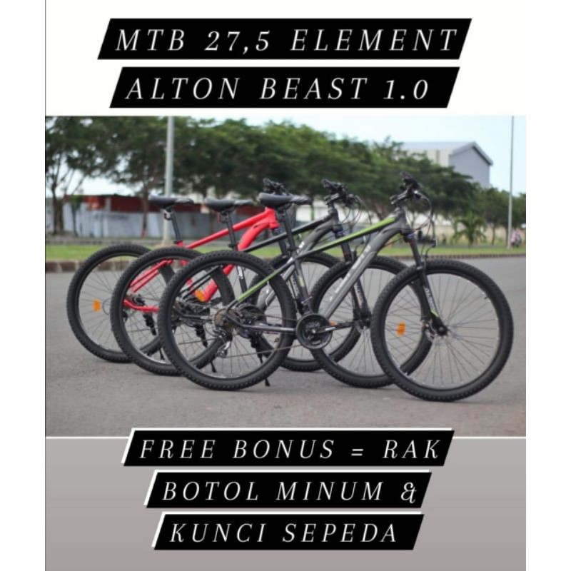 Sepeda MTB 27 5 Element Alton Beast  1 0 Murah Banyak Bonus 