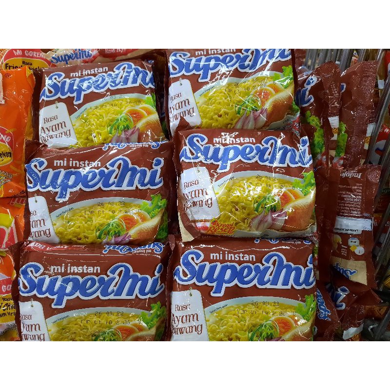 

Supermi Rasa Ayam Bawang 75gr/Mie Instan Supermi Rasa Ayam Bawang - Ecer