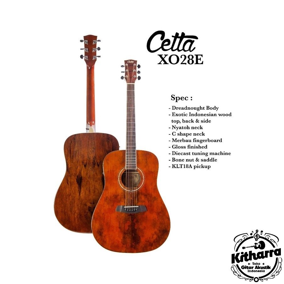 Gitar Akustik Cetta XO28E Left Hand