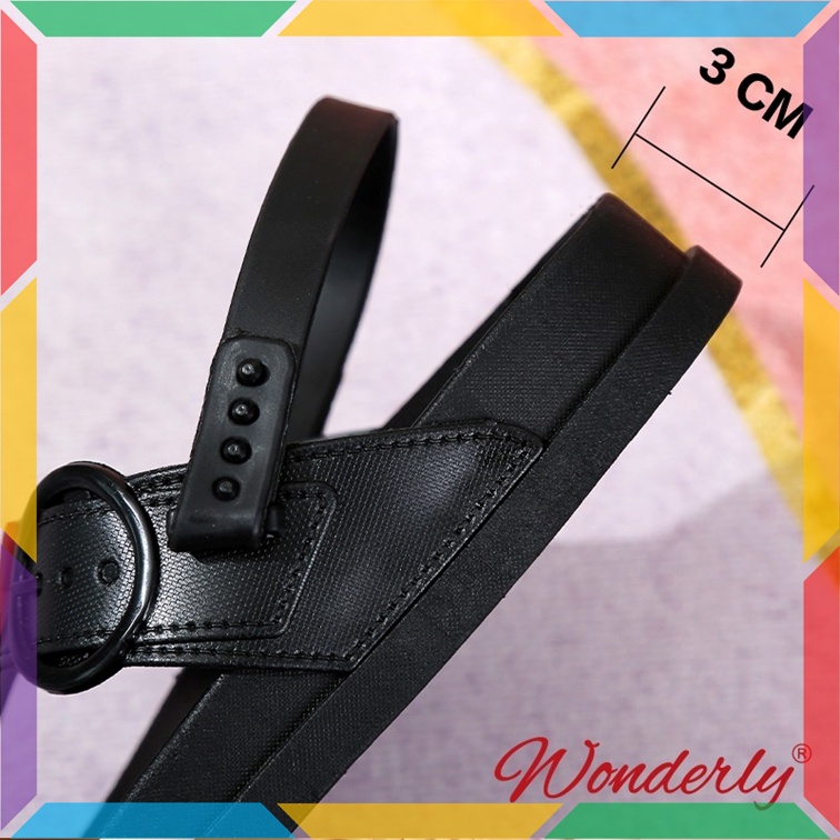 2025-2 Sandal Jepit Pita Wanita Tali Karet Sendal Birken Strap 2in1 Cewek Jelly Bunga Wonderly