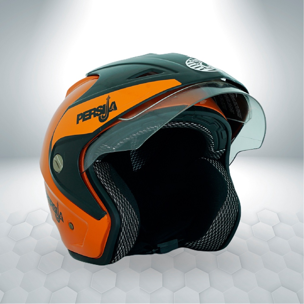 HELM PLAYMAKER PERSIJA ORANGE BLACK
