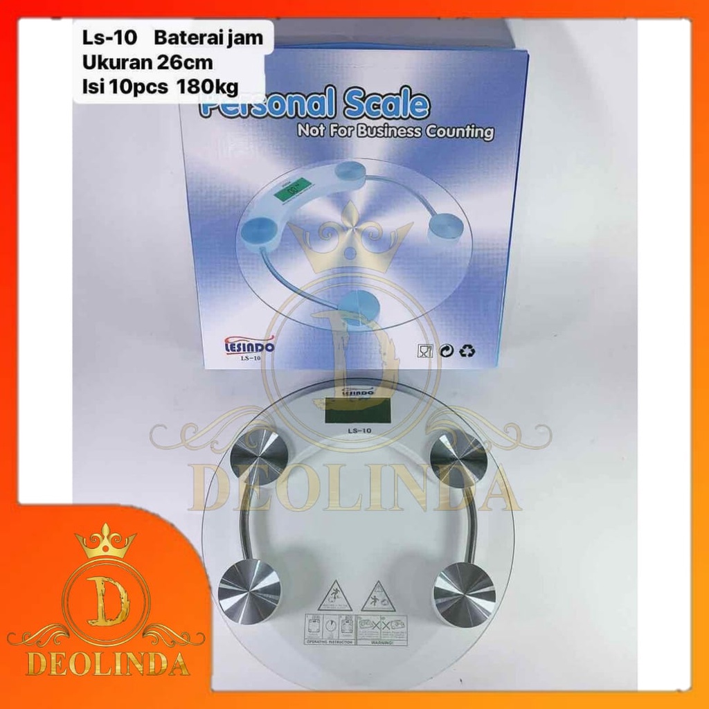 TIMBANGAN BADAN TRANSPARAN DIGITAL