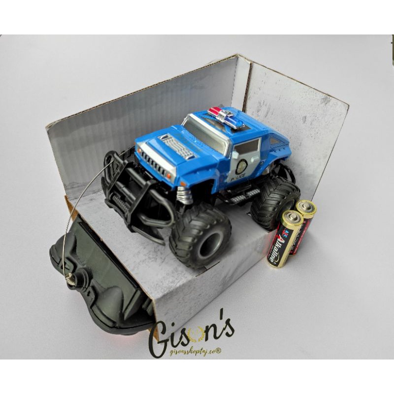 ROCK CLIMB RC MINI CAR 2.4 V - 1:1 SCALE | POLICE CAR 599-10
