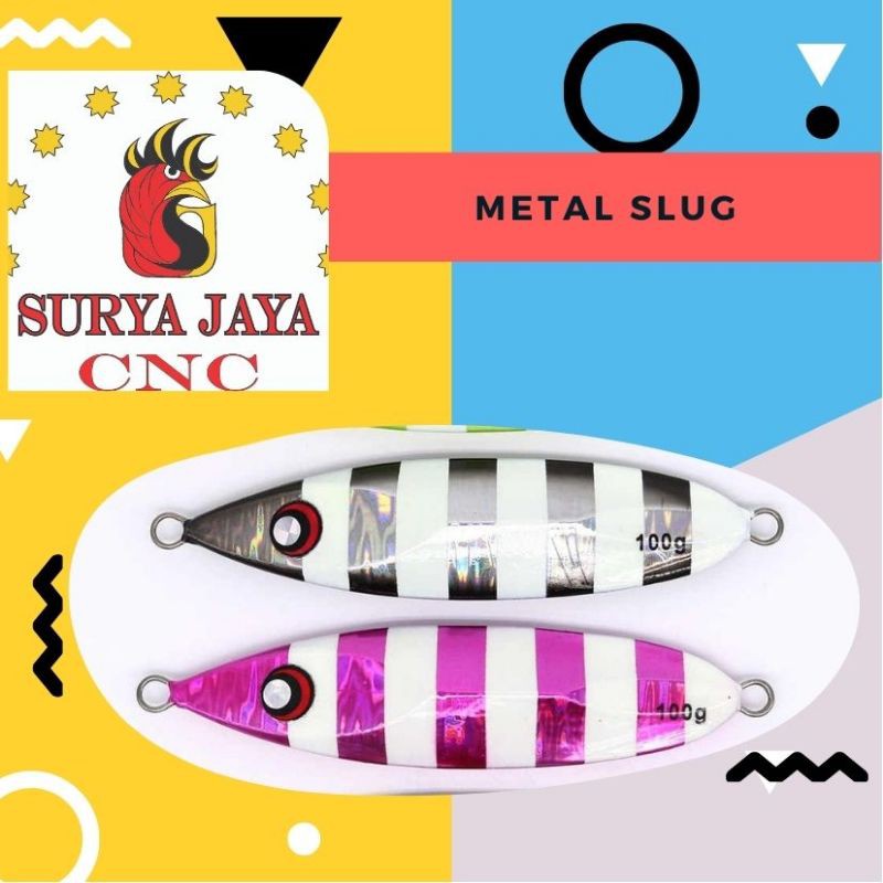 cetakan metal jig METAL SLUG 20,30,40,60,80,100,150,200 gram