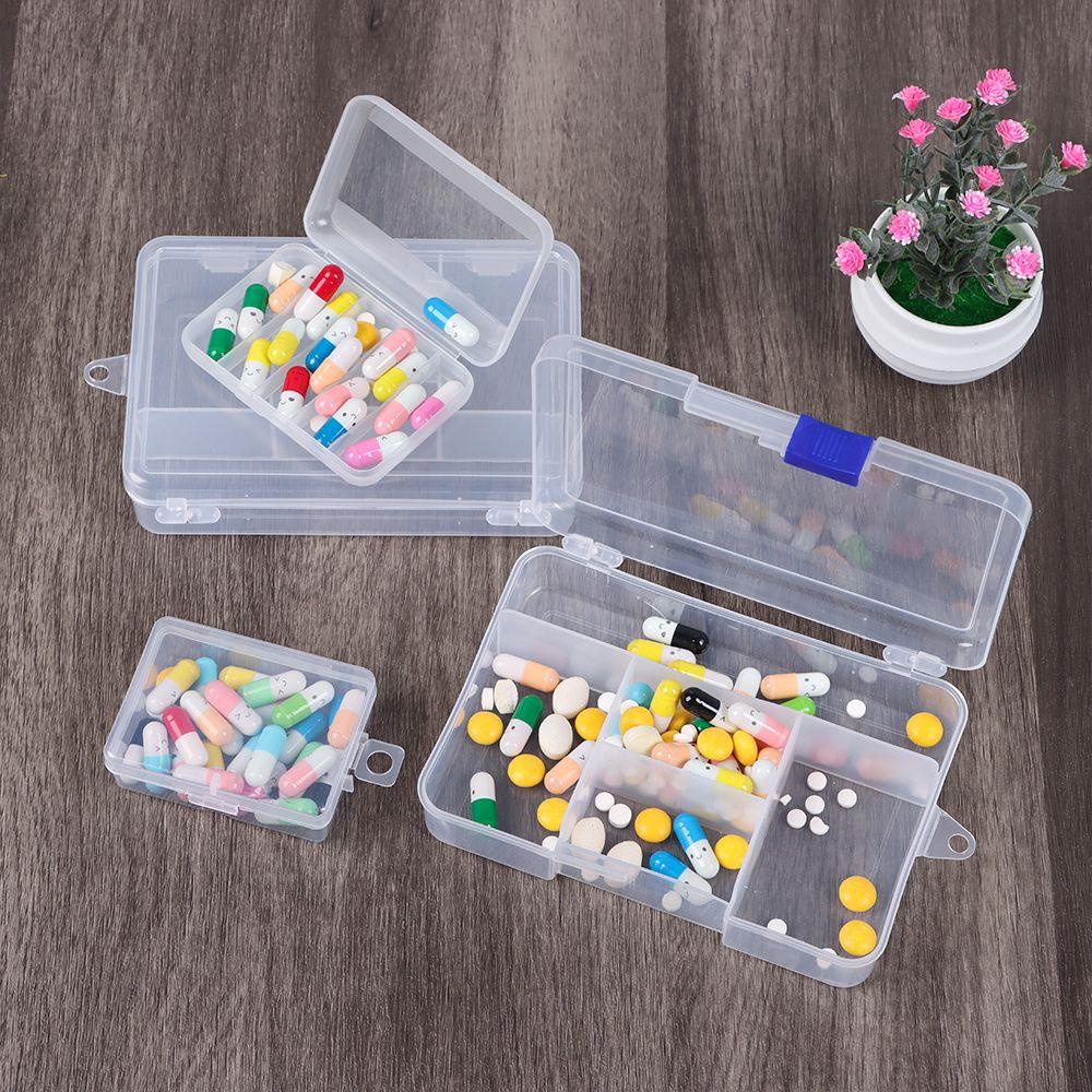 Solighter Storage Box 12style Klip Kotak Hiasan Rumah Pill Storage Supply