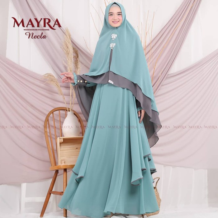 KAFFA SYAR'I Ceruty BabyDoll Baju Gamis Wanita Termurah Casual Terbaru