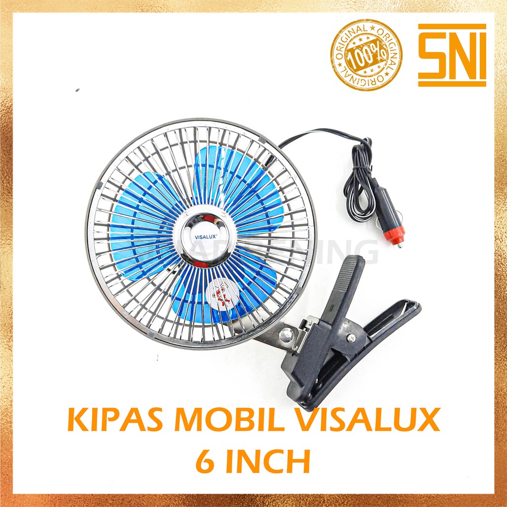 KIPAS ANGIN MOBIL VISALUX 6 INCH