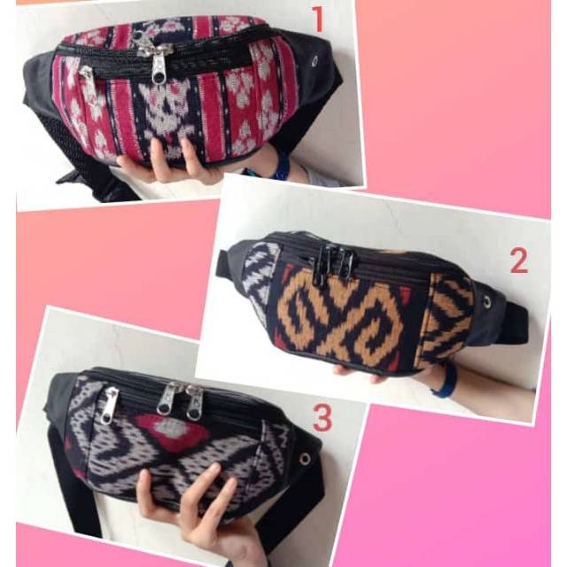 WAISTBAG / TAS SELEMPANG TENUN TAS TENUN ASLI