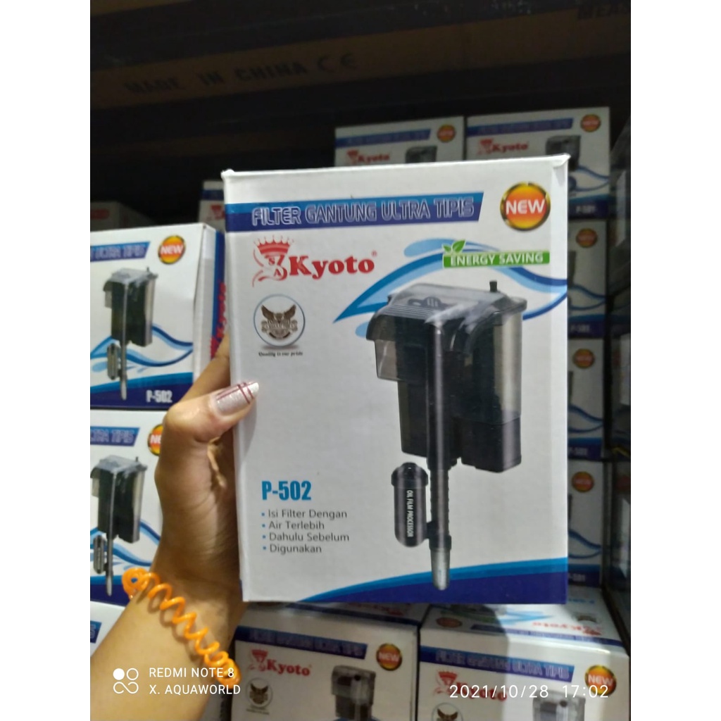 KYOTO - Hang On Filter (P-502) - 400L/H - 4w