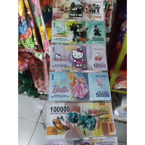uang mainan mainan uang anak