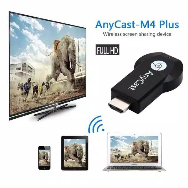 ANYCAST M4 PLUS HDMI DONGLE USB WIRELESS/TV DISPLAY RECEIVER WIFI MIRACAST EZCAST AIRPLAY