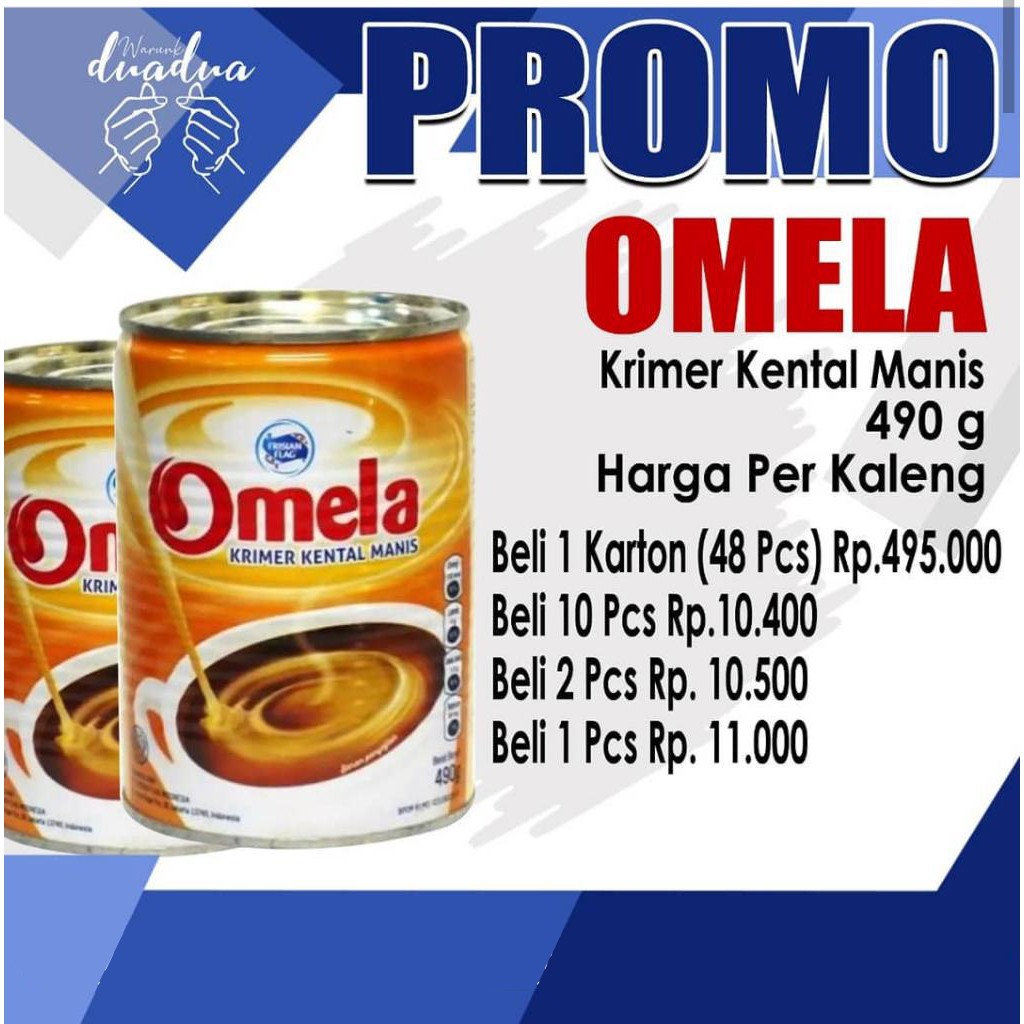 omela-krimer-kental-manis-490gr-shopee-indonesia