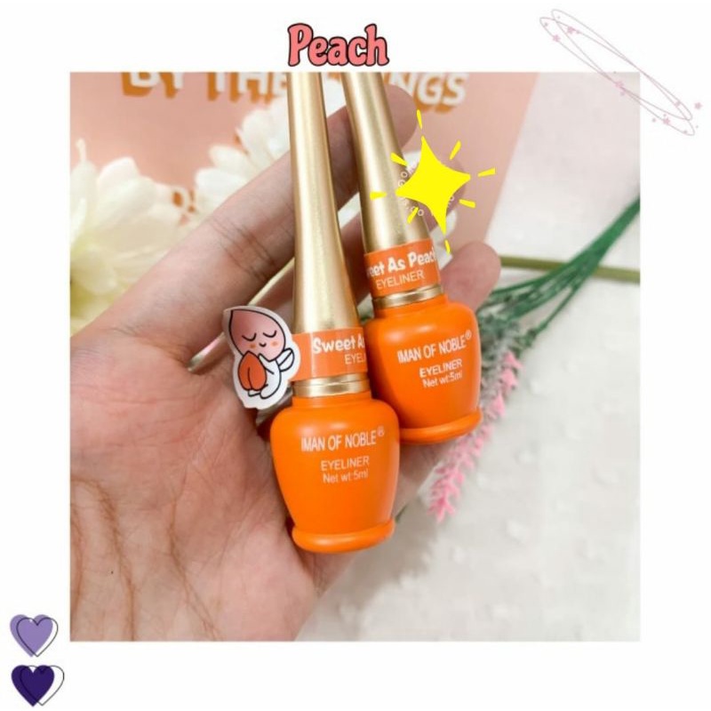 Eyeliner Peach Thailand Eyeliner Waterproof Liquid Eyeliner Kuas Kosmetik Mata Make Up Makeup