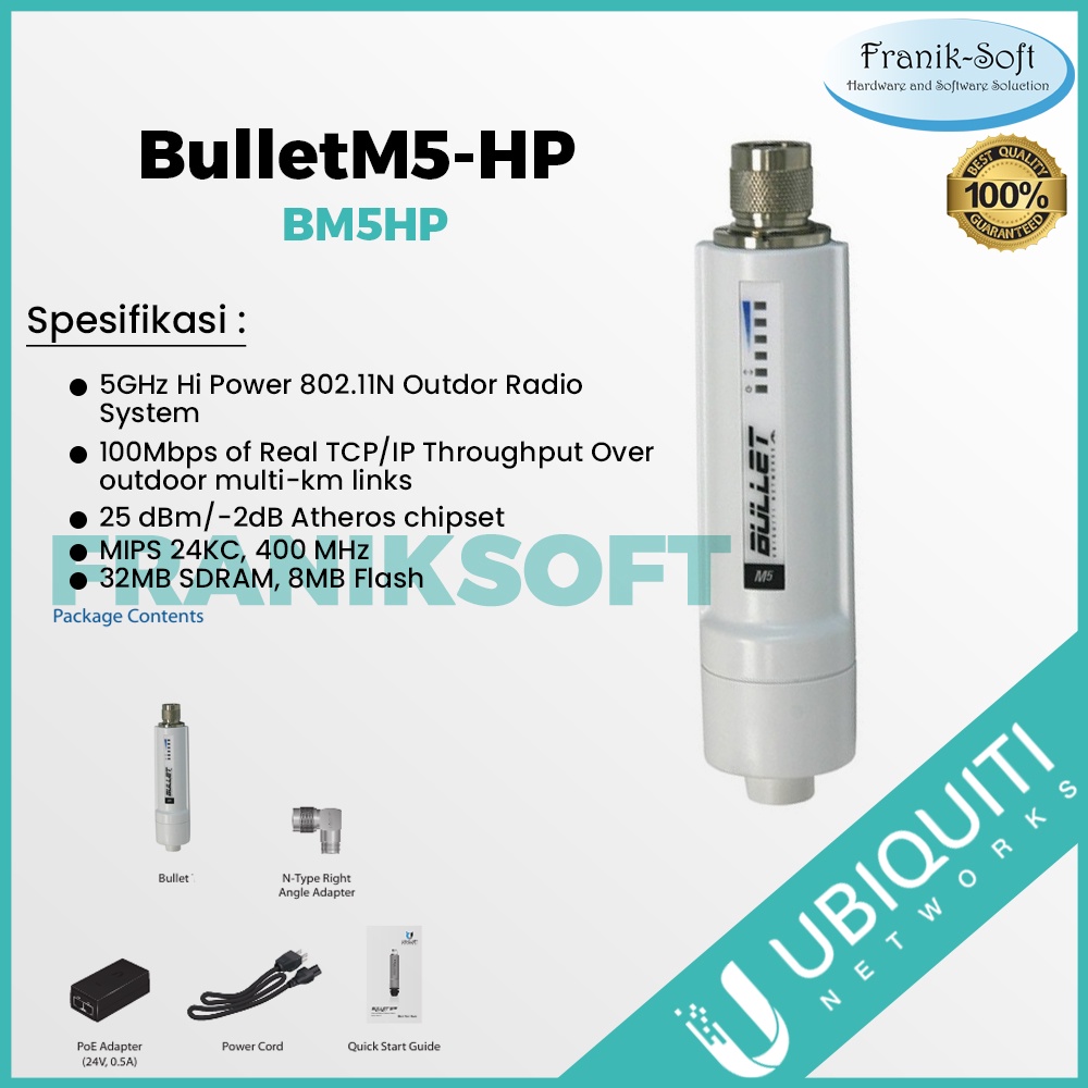 Wireless Akses Point Ubiquity BulletM5HP Bullet M5HP