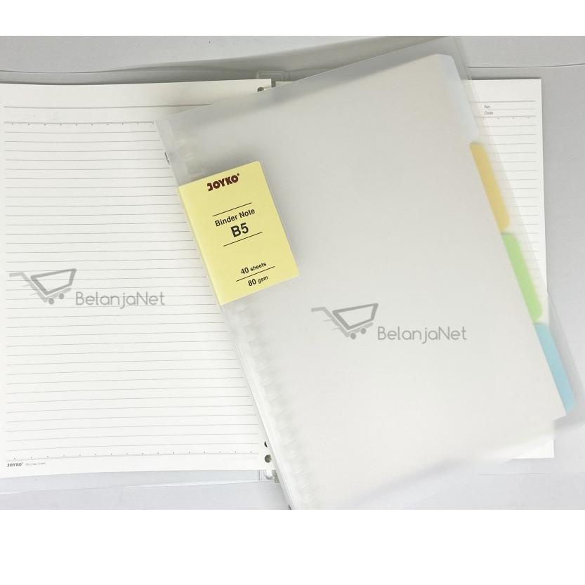 

Promo Menarik Binder Note Map Binder File Joyko Transparan B5-TP-P144 ukuran B5