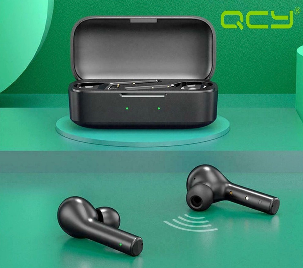 QCY T5 PRO - Bluetooth 5.0 TWS Gaming Earphone with Charging Box - Support Wireless Charging