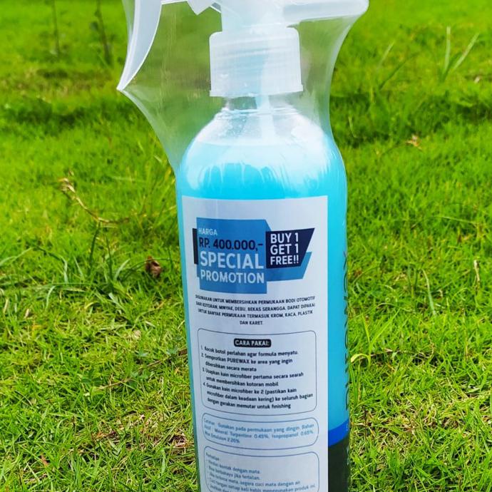 Menakjubkan Purewax Waterless Asli Original Gratis 1 Lap Microfiber 474Ml Hemat