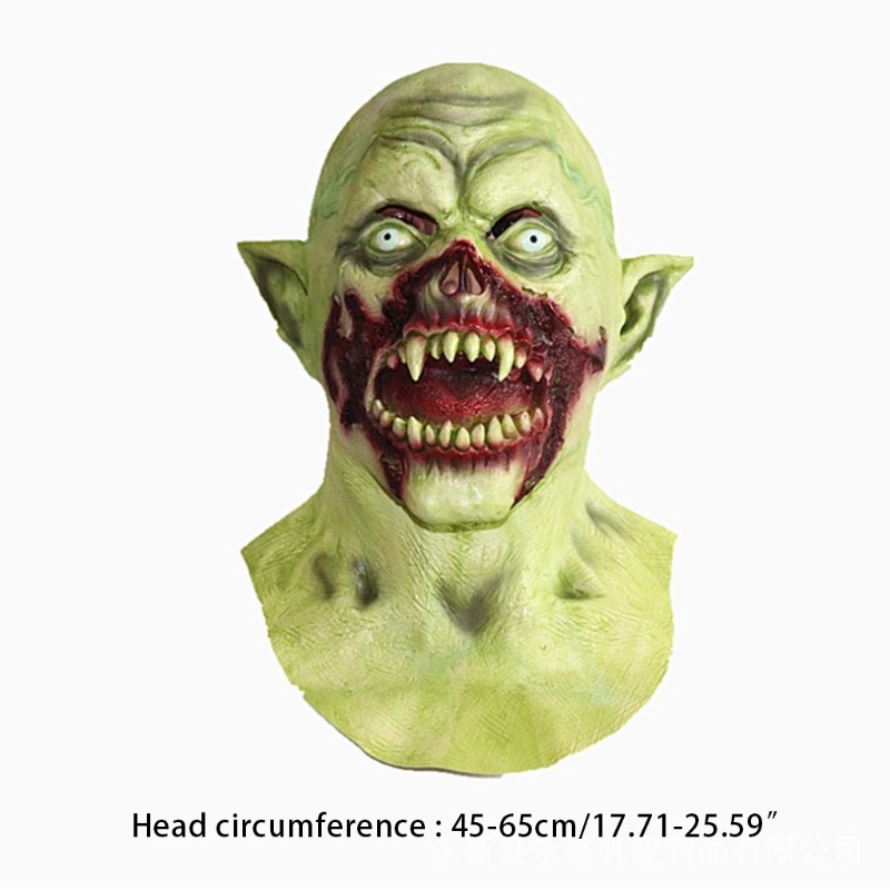 Helm Vampire Zombie Bahan Latex Untuk Halloween