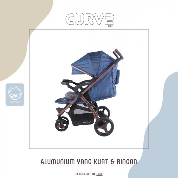 Babyelle CURV 2 s 700 stroller keren roda 3 kereta dorong bayi meja cup holder baby elle curv2 s700