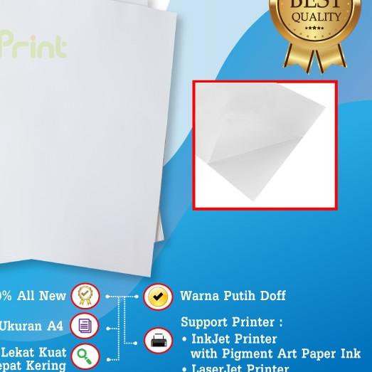 

♂ Stiker Segel Pecah Telur A4 Lembaran Kertas Paper Sticker Garansi - 10 Lembar ❀