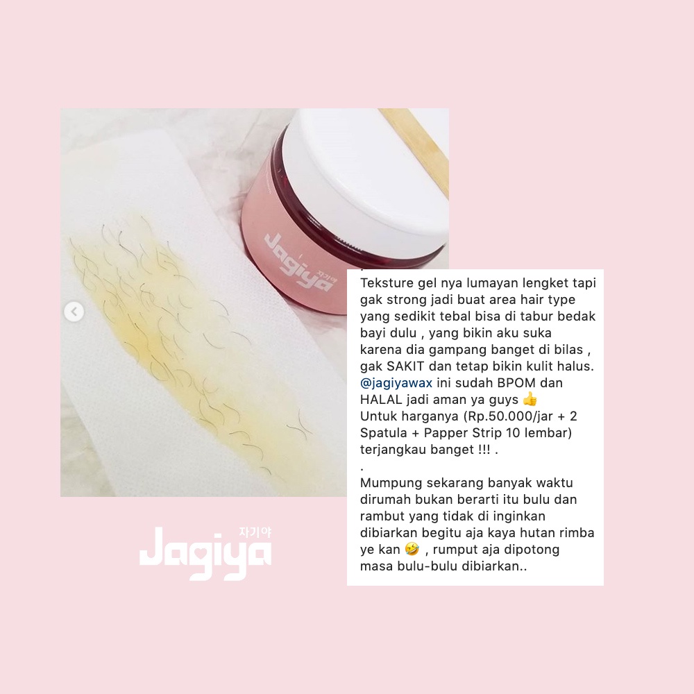 Jagiya Sakura Cherry Blossom Waxing Kit BPOM/Sugar Wax/Perontok Pencabut Bulu/Natural Sugar Wax