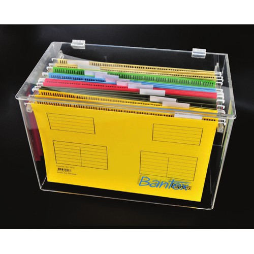 

Bantex Acrylic Suspension Box A4 (28x38x24) Transparent ref. 1666 08