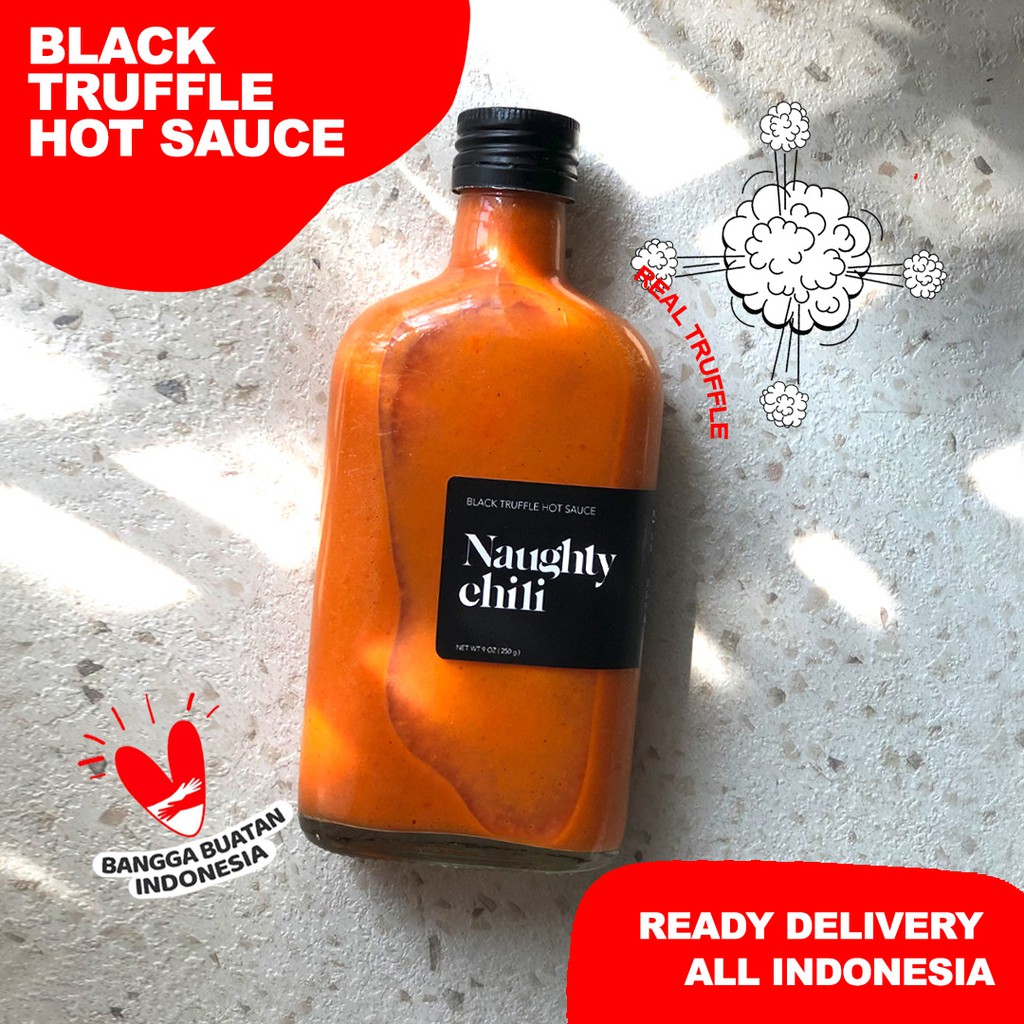 

Black Truffle Hot Sauce / Sauce Pedas Black Truffle Lauk Nakal