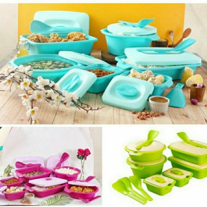 prasmanan set aquamarine biggy prasmanan set