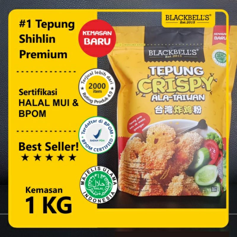 

Tepung shihlin 1 kg / tepung silin / tepung crispy / tepung crispi