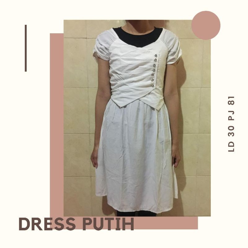 Dress Putih (preloved)