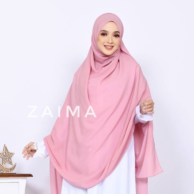 Pashmina Jumbo 220 x 120 cm Diamond Crepe Lebar Syari'i Tebal