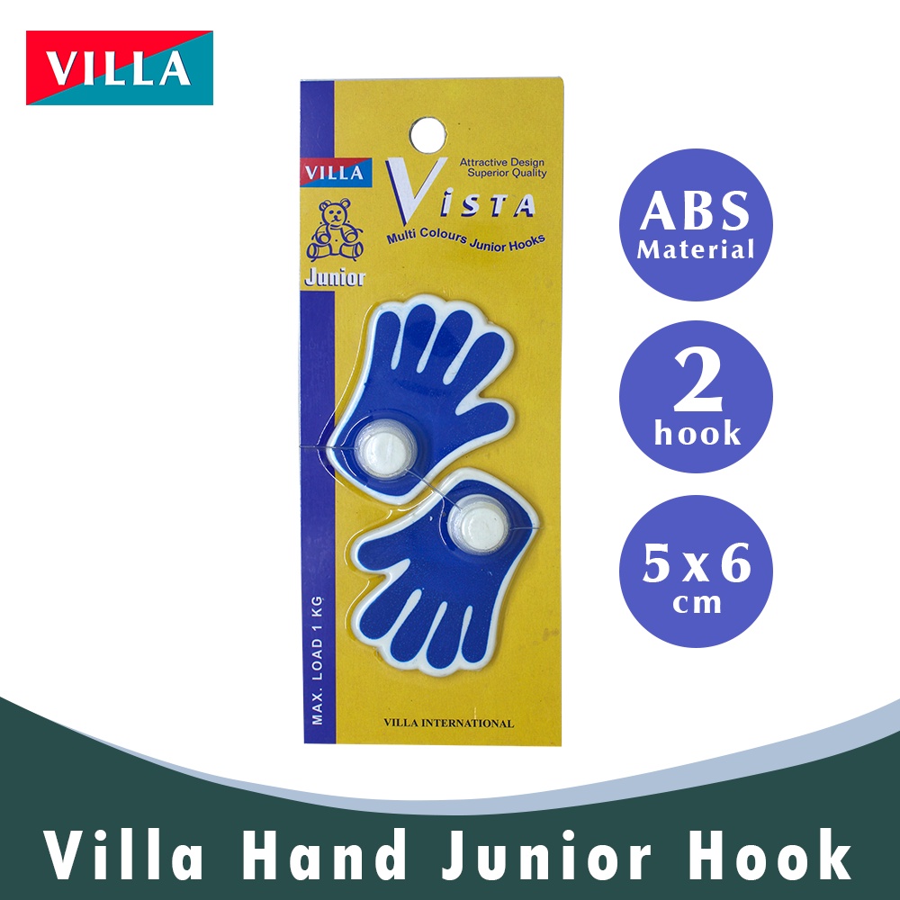 Ktmstore Villa Hand Junior Hook Gantungan baju Kail Unik Tempel Kuat 2201-1600