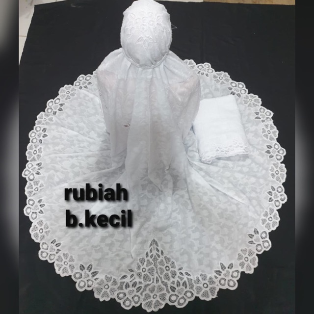 MUKENA RUBIAH PARIS KERANCANG ORIGINAL 100%
