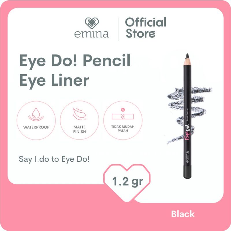 Emina Pencil Eye Liner - Black