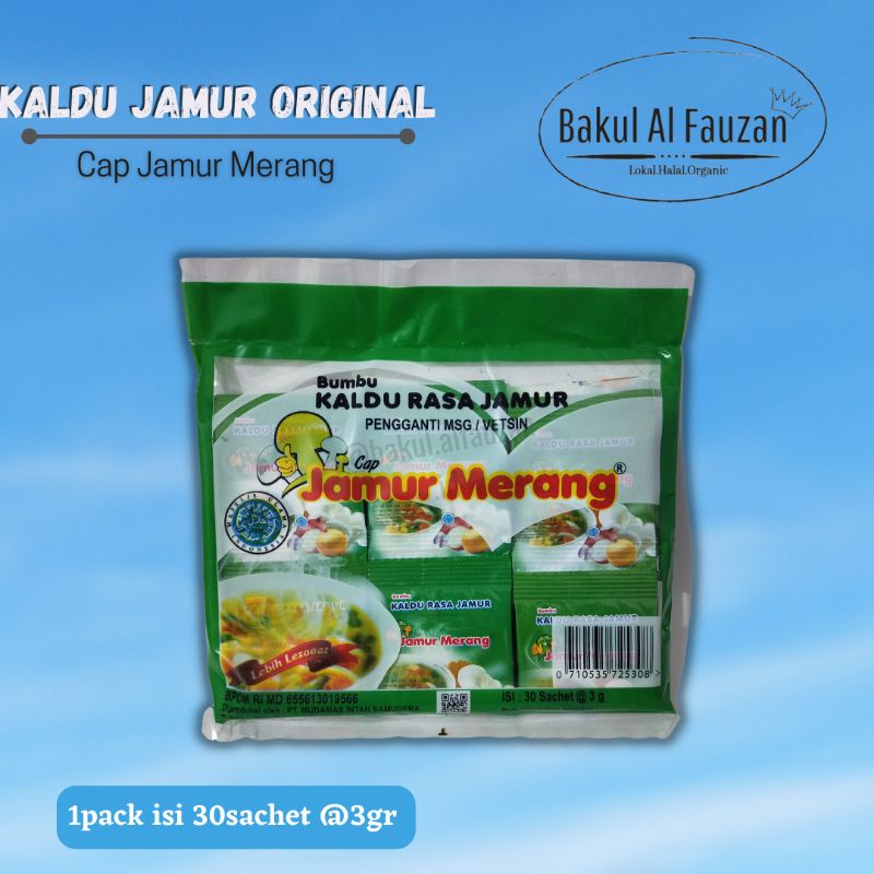 

30 Sachet Kaldu Jamur Merang Ori | 3gr | Kaldu Jamur Kaldu MPASI Kaldu Non MSG