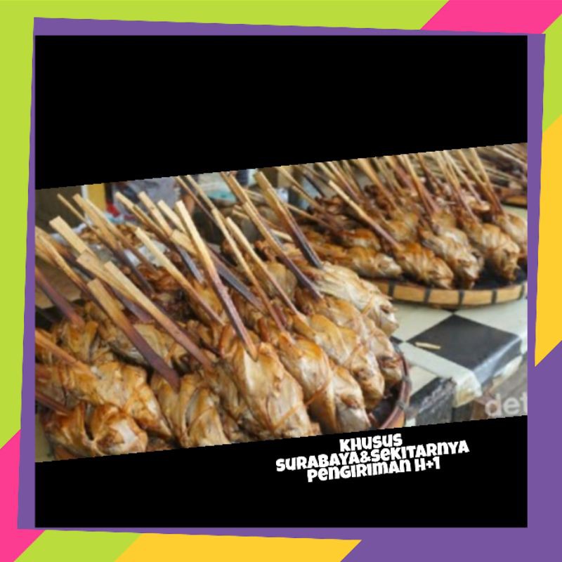 

ikan asap ikan panggangan (isi 3 tusuk) || sayur online murah surabaya