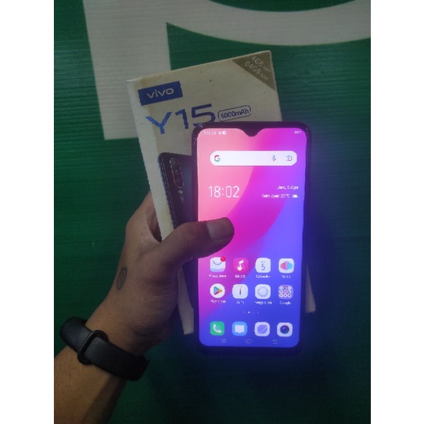 Vivo Y15 ram 4/64gb garansi resmi second