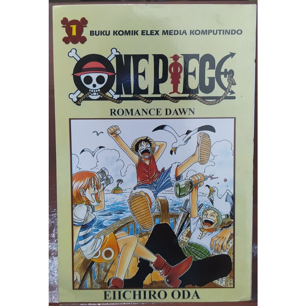 Komik seri : One Piece 1,2,3,4,5,6,7,9,10,11,12,14