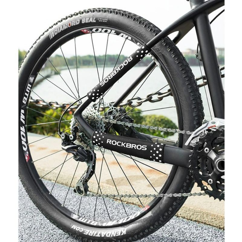 ROCKBROS 01112 Bicycle Frame Chain Cover Protector Guard Cover Pelindung Bingkai Frame Rantai RCK-105