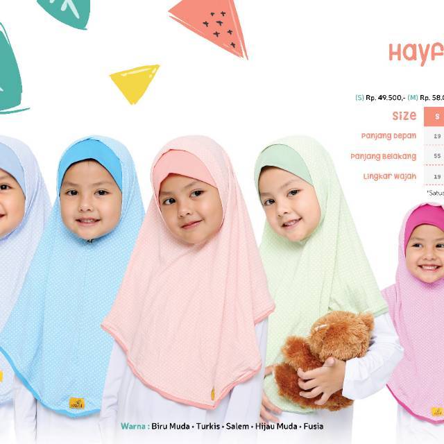 Jilbab Anak hayfa Elthof
